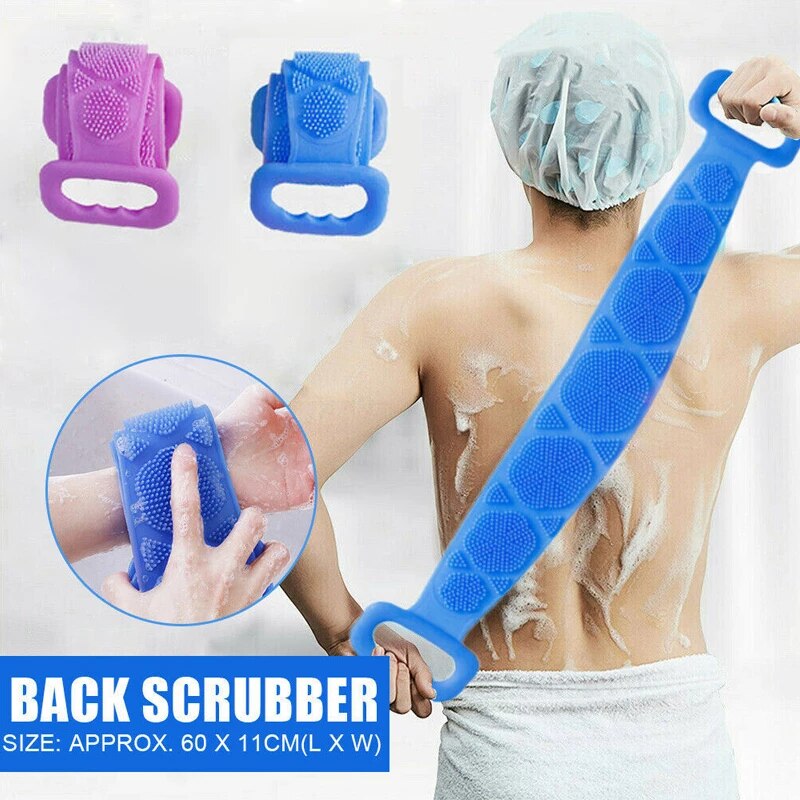 Silicone Back Scrubber for Deep Cleaning