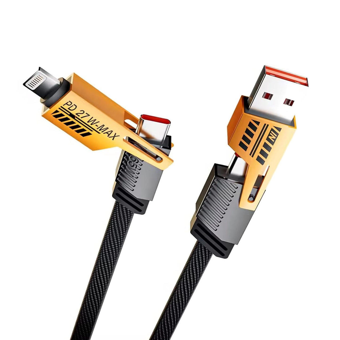 TurboCharge Pro 65W Fast Charging Cable | Gold-Plated | LED Indicator