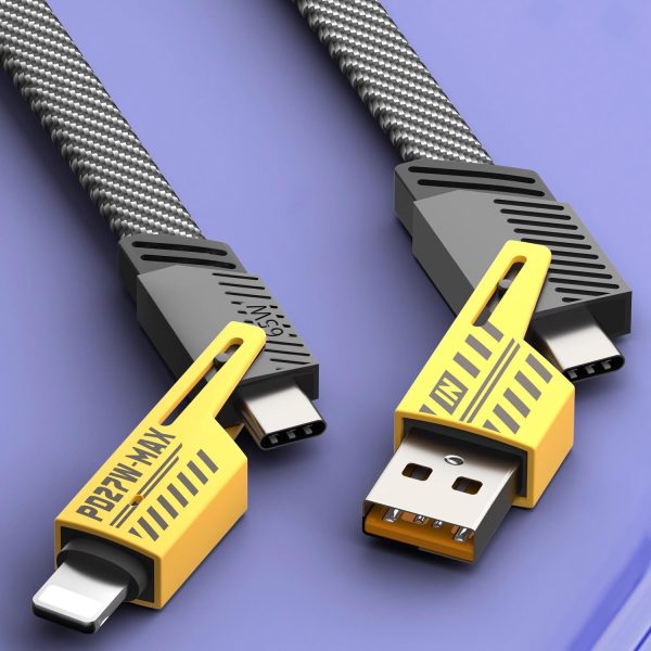 TurboCharge Pro 65W Fast Charging Cable | Gold-Plated | LED Indicator