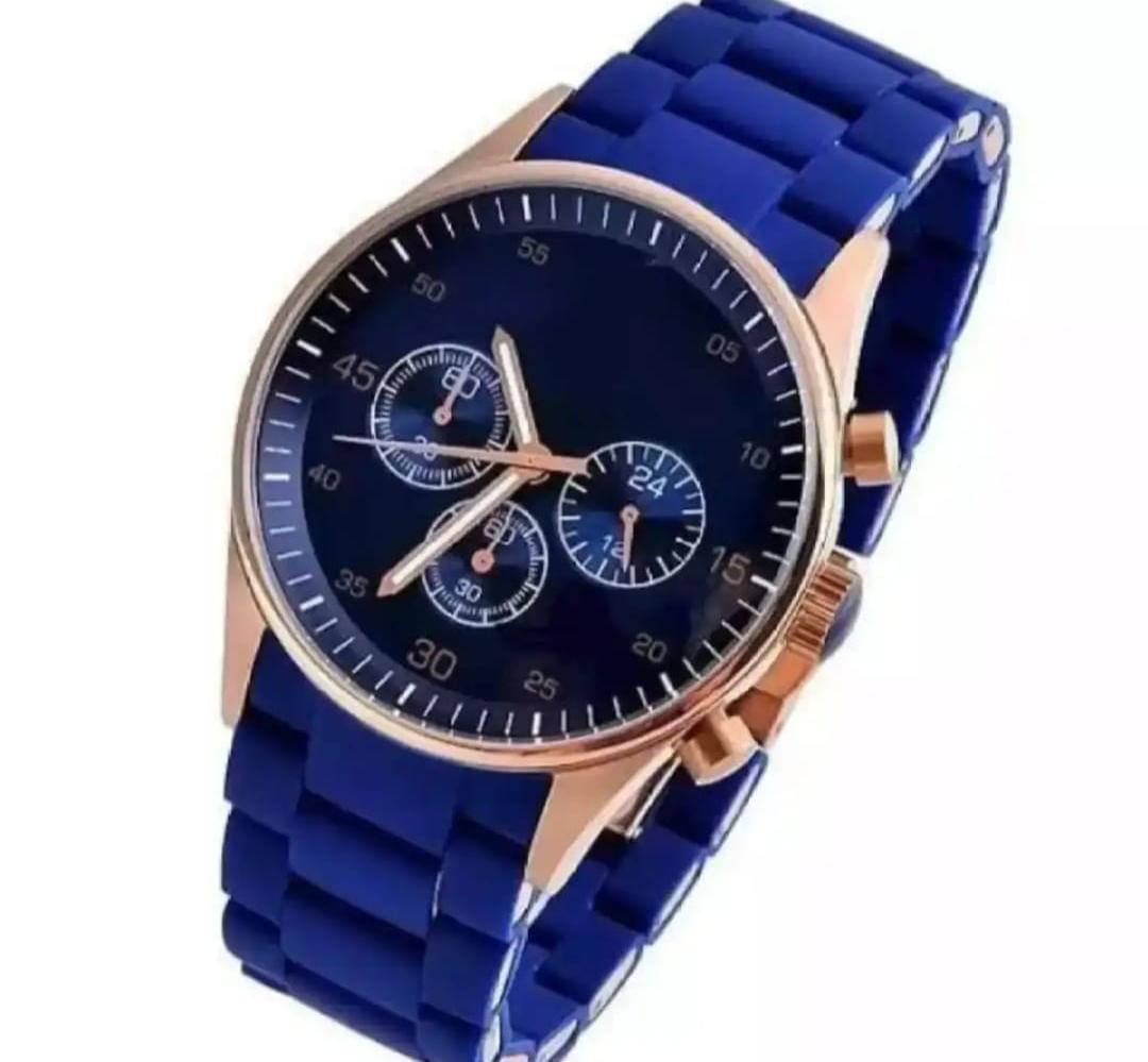 Men,s Round Stainless Steel Chain Watch