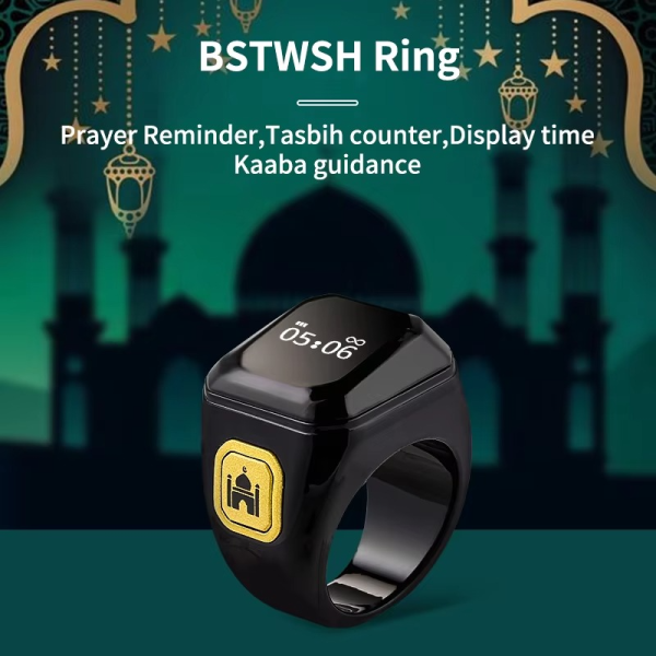 Smart Zikr Ring with OLED Display