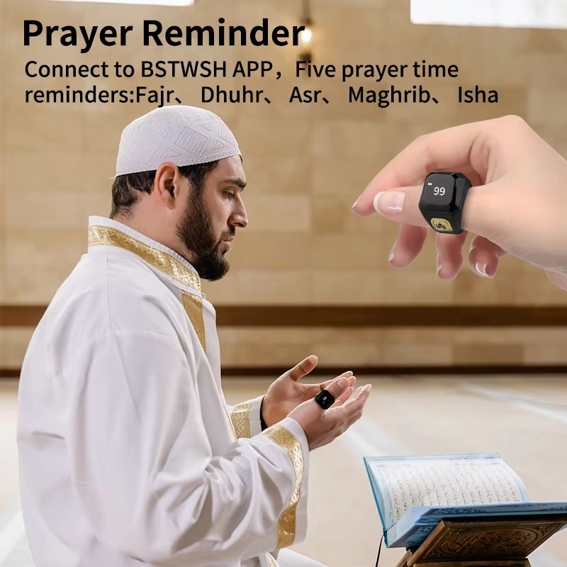 Smart Zikr Ring with OLED Display