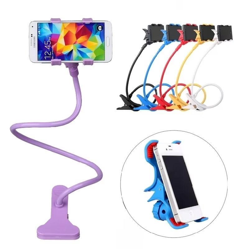 Lazy Snake Mobile Phone Holder – Flexible 360° Rotating Stand