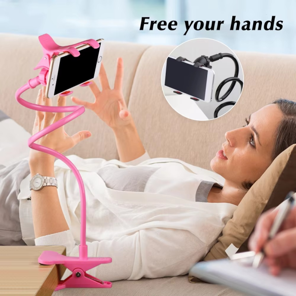 Lazy Snake Mobile Phone Holder – Flexible 360° Rotating Stand