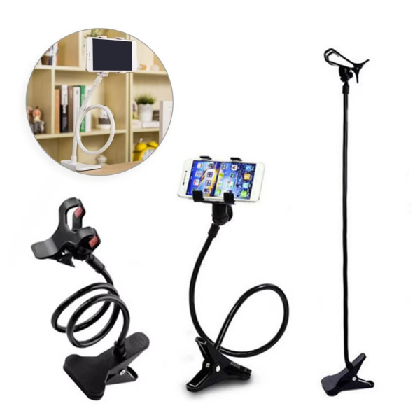 Lazy Snake Mobile Phone Holder – Flexible 360° Rotating Stand