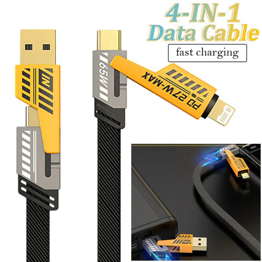 TurboCharge Pro 65W Fast Charging Cable | Gold-Plated | LED Indicator