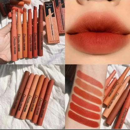 Hengfang Matte Lipstick Set – 6 Pieces
