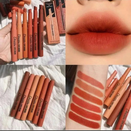 Hengfang Matte Lipstick Set – 6 Pieces