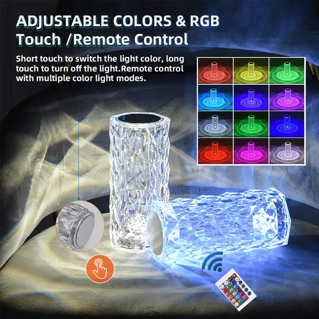 Crystal Touch LED Lamp