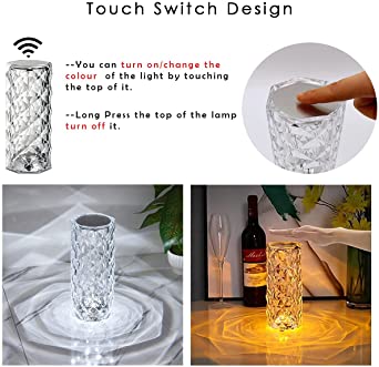 Crystal Touch LED Lamp