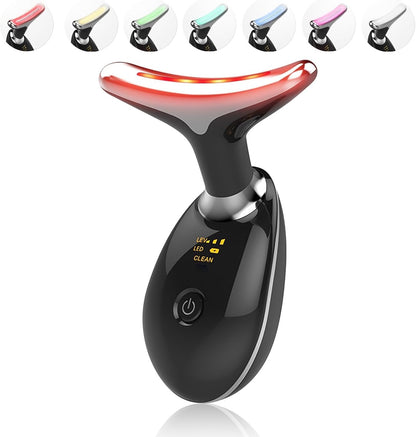 Face Lifting EMS Facial Massager With Red Light Therapy – Random Color