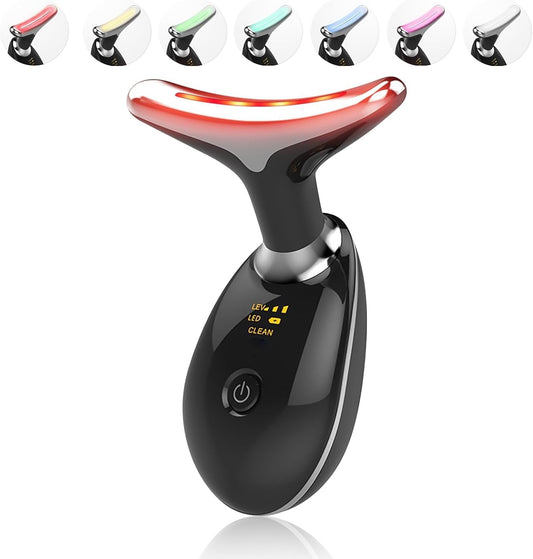 Face Lifting EMS Facial Massager With Red Light Therapy – Random Color