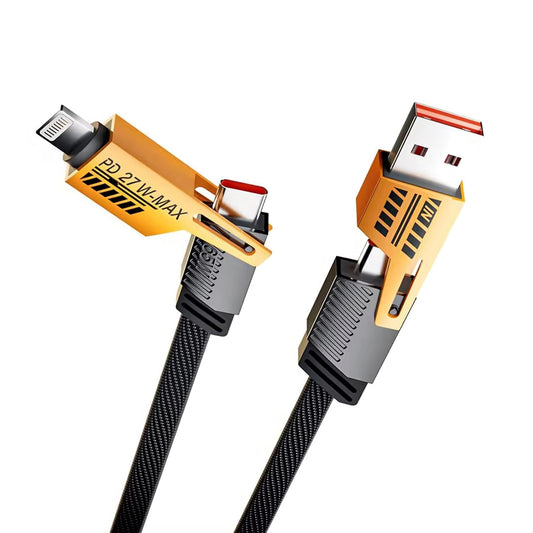TurboCharge Pro 65W Fast Charging Cable | Gold-Plated | LED Indicator