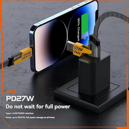 TurboCharge Pro 65W Fast Charging Cable | Gold-Plated | LED Indicator