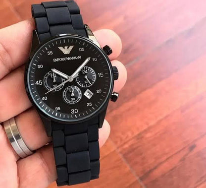 Men,s Round Stainless Steel Chain Watch