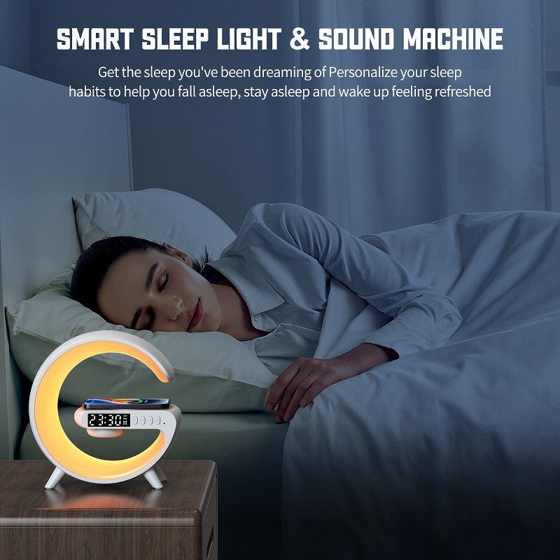 Smart LED Alarm Clock with Bluetooth Speaker
