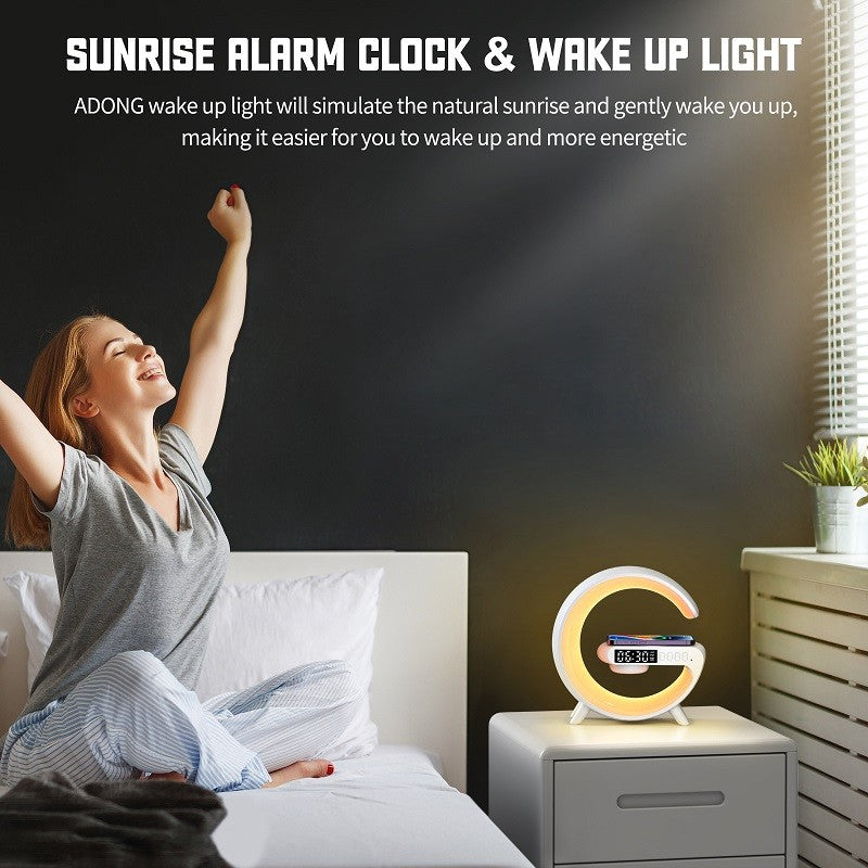 Smart LED Alarm Clock with Bluetooth Speaker