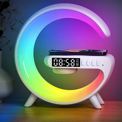 Smart LED Alarm Clock with Bluetooth Speaker